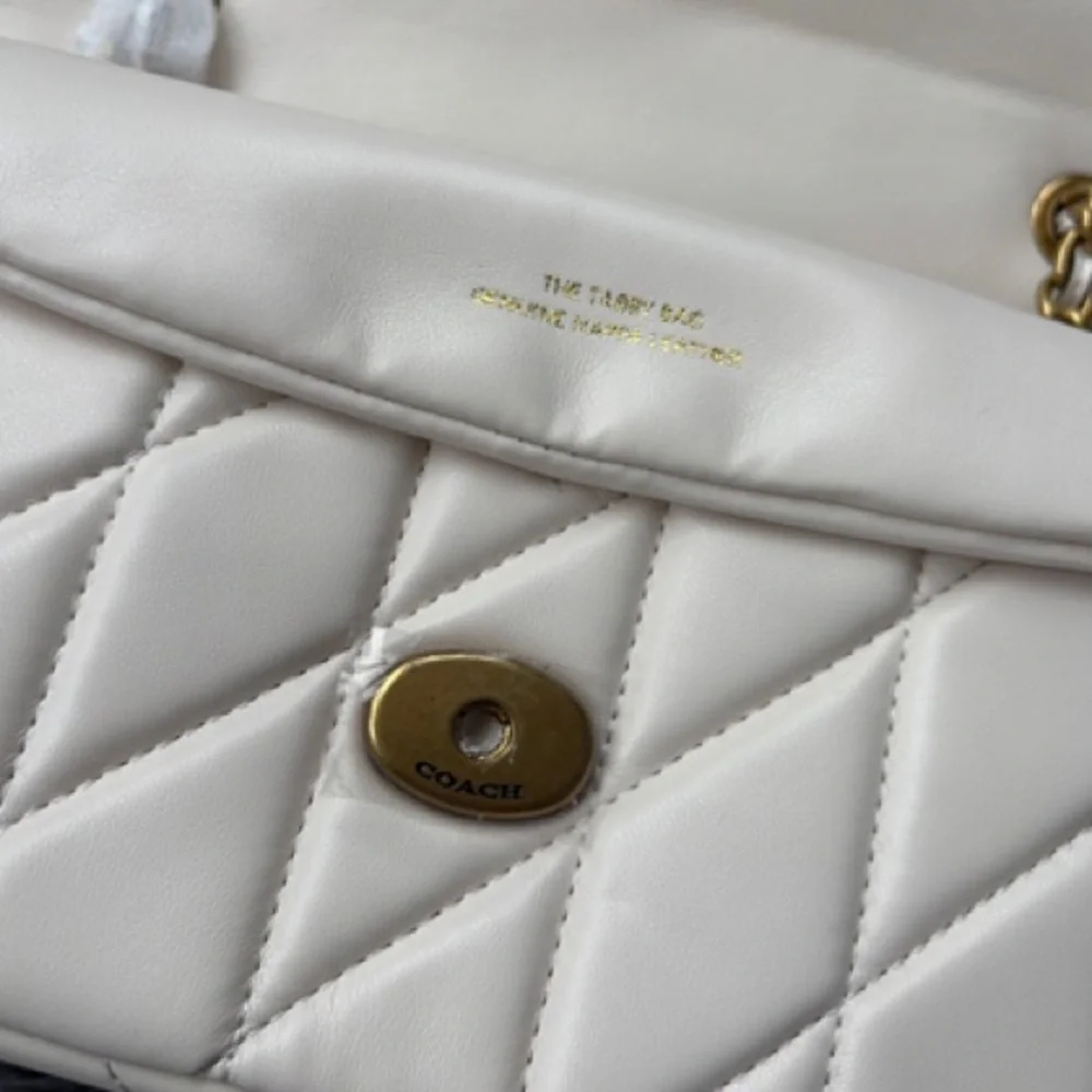 Coach white leather chain bag - Picture 3 of 12